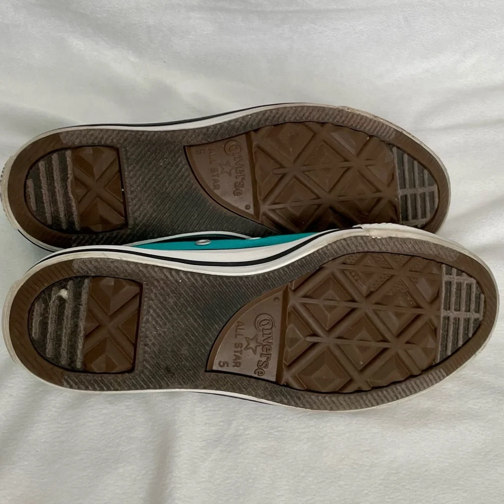 Turquoise Converse - Picture 3 of 3